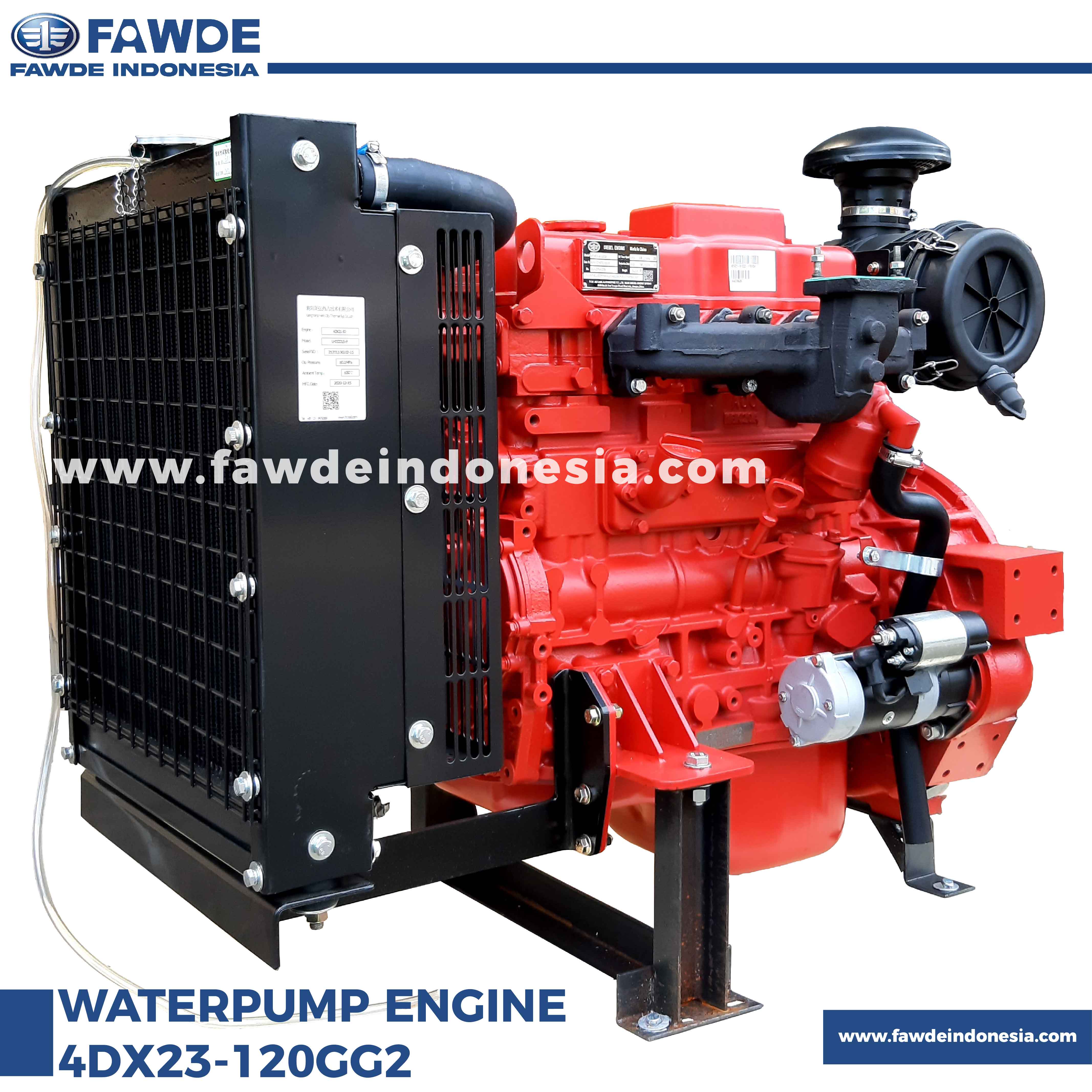 waterpump engine 4DX23-120GG2_3